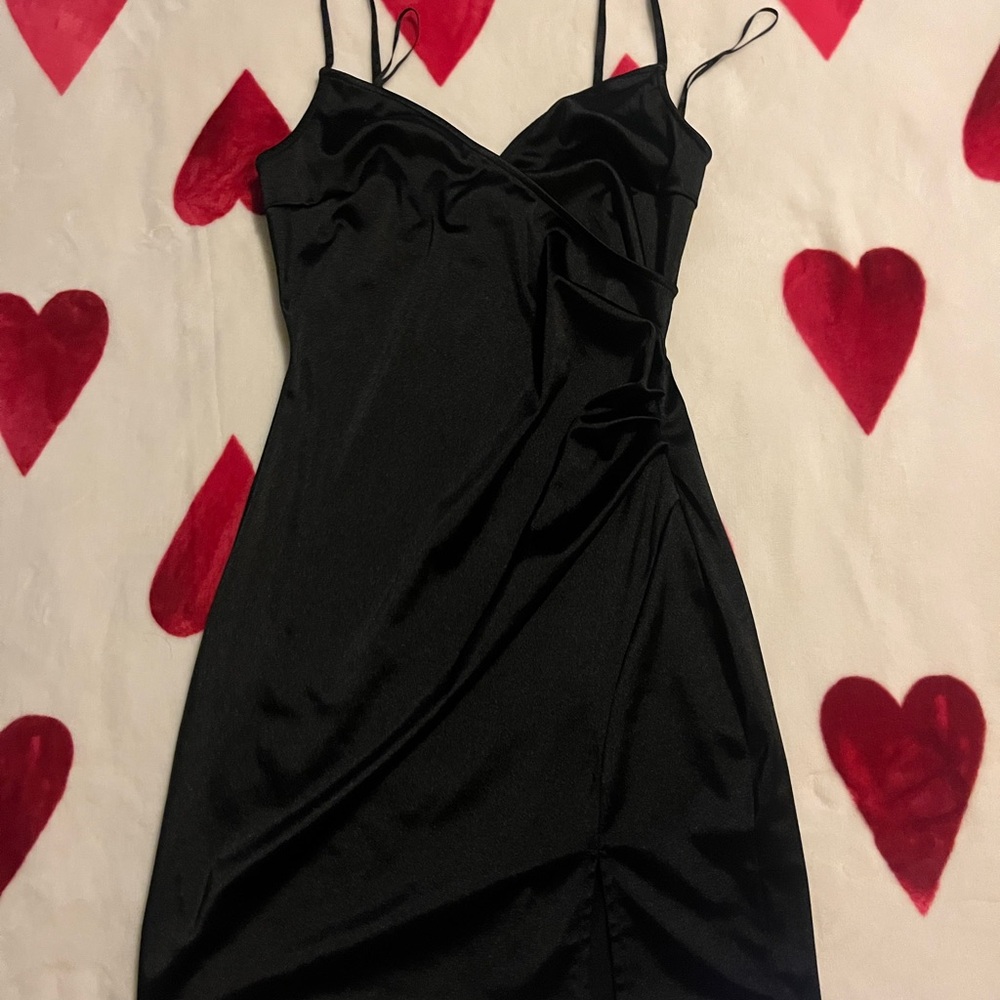 Inspired Hearts Shimmering Black Top